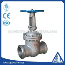 cast steel rising stem butt weld gate valve